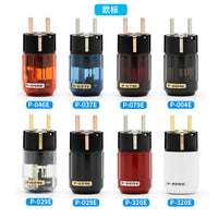 Oyaide HiFi Audio Power Plug Pure Copper US/EU Standard Amplifier Speaker Connector