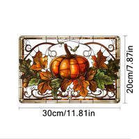 Halloween Pumpkin Acrylic Suncatcher Outdoor Window Decor Garden Home Ornament