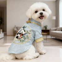 Chinese Style Pet Tang Suit Vest for Small Dogs - New Year Festival Apparel