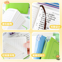 Student Homework Record Notebook with Neutral Pen, Portable and Waterproof