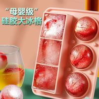 Silicone Sphere and Cube Ice Mold for Whiskey and Cocktails
