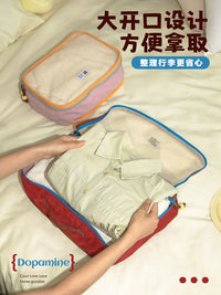 Breathable Mesh Travel Storage Bags for Clothes - Compressible & Portable Luggage Organizer