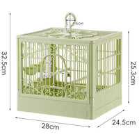 Portable Bird Cage with Large Space and Breathable Design for Outdoor Travel, Parrot Villa Cage Pet Supplies