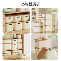 Drawer-Style Storage Box with Lid for Home Organization