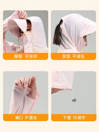Unisex Ice Silk UPF 50+ UV Protection Sun Protection Jacket for Summer
