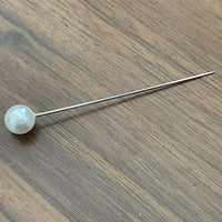 Extra Long Pearl Head Pins for Sewing and Crafting, White