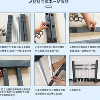 Zinc Steel Anti-Climb Security Fence for Villas and Gardens