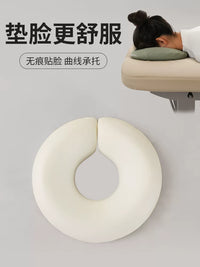 U-Shaped Memory Foam Face Pillow for Massage and Beauty Beds
