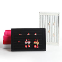 VI-ARICK Flannel Small Ring Earring Display Tray Jewelry Organizer
