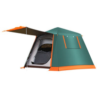 Automatic Pop-Up Camping Tent for 3-6 People, Waterproof UV Protection Double Layer Outdoor Shelter