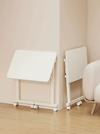 Foldable Adjustable Mobile Desk for Laptop, Study, or Bedside - Compact Home Office Workstation & Sofa Side Table