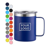 Insulated Stainless Steel Coffee Mug with Handle, Double-Wall Vacuum Travel Tumbler