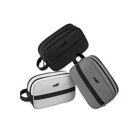 PLAYEAGLE Portable Golf Accessory Pouch Double-Layer PU Leather