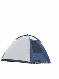 Outdoor Double-Layer UV Protection Camping Tent for 3-4 People, Sunshade Rainproof RV Awning for Family BBQ & Travel