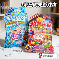 Survival Adventure Game Book for Kids, Educational Puzzle Toy with Stickers