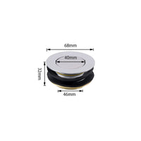 Bathtub Shower Room Zinc Alloy Flip-Flop Universal Drain with Anti-Odor and Anti-Clog Medium Hose