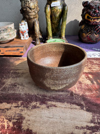 Bizen Ware Matcha Bowl, Ceramic with Natural Texture