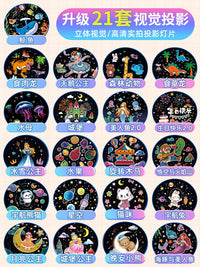 Starry Sky Projector Night Light with Music Box for Kids Bedroom Ambiance and Gifts