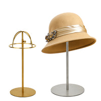 Adjustable Stainless Steel Hat Display Stand for Retail Stores