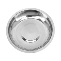 Stainless Steel Mini Round Sauce Dish Flat Bottom Dipping Plate Seasoning Tray
