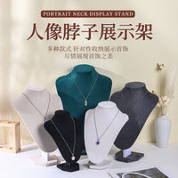 V-Neck Necklace Display Stand Mannequin Jewelry Photography Prop