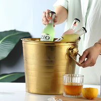 Thickened Stainless Steel Tiger Head Ice Bucket for KTV Bar Home Champagne Wine Beer