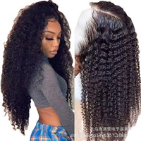 African American Kinky Curly Long Corn Wave Wig for Women
