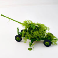 Miniature Simulation Vine Model for Micro Landscape Decor - Cotton Thread Green Silk Cotton Net Willow