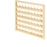 Foldable Wooden Thread Spool Holder Wall-Mountable for Sewing, Embroidery, Hair Extensions