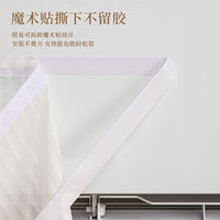 Air Conditioner Wind Deflector for Home Use, Anti-Direct Blowing, No-Drill Installation with Magic Tape