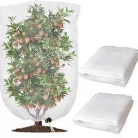 Garden Plant Protective Netting with Drawstring and Zipper for Fruit Trees and Flowers