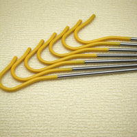 Outdoor 3mm Titanium Alloy Tent Stakes Lightweight Rustproof Windproof Ground Pegs for Camping
