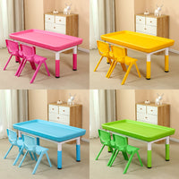 Kids Multi-functional Sand and Water Table with Building Blocks, Learning Toy Game Table for Toddlers and Children