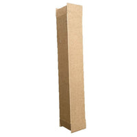 Rectangular Corrugated Cardboard Shipping Boxes for Rods and Artwork