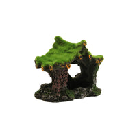 Resin Aquarium Ornament Moss House Fish Shrimp Hideout Decoration