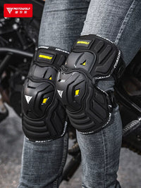Motorcycle Knee Pads Windproof Warm Anti-Fall Protective Gear Short Leg Guards for Riders