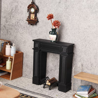 Miniature European Style Fireplace Christmas Decoration for 1:12 OB11 Dollhouse Furniture