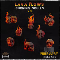 Lava Ruins Terrain Model Kit for DND Tabletop Games