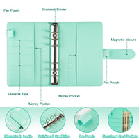 A6 Macaron Budget Binder with Cash Envelopes and Savings Challenge Notebook