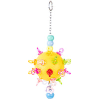 Parrot Chew Toy Ball for Small Birds, Cage Decoration and Entertainment