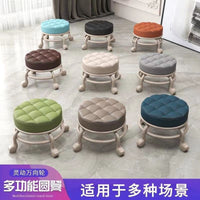 Rolling Stool with Wheels for Kids and Adults, Multi-functional Low Stool with Soft Seat Cushion