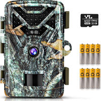 Outdoor Infrared Wildlife Camera with Night Vision and Motion Sensor