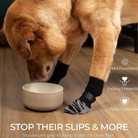 Waterproof Anti-Slip Dog Boots for Medium to Large Breeds, Pet Paw Protectors