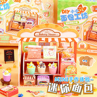 Kids DIY Mini Bakery Clay Set with Miniature Cake Ornaments
