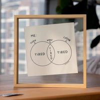Double-Sided Transparent Photo Frame for DIY Art Display