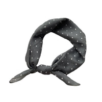 Polka Dot Cotton Square Scarf for Women - Marilyn Hepburn Style