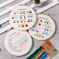 DIY Embroidery Starter Kit with Hoop & Tools for Beginners