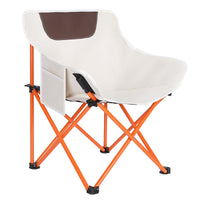Portable Folding Moon Chair for Outdoor Camping, Fishing, BBQ, and Picnics - Lightweight Design