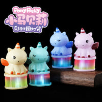Little Pony Belly Baby Rainbow Ring Lantern Stacking Toy