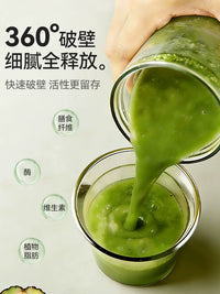 Portable Blender Juicer for Smoothies and Shakes, Personal Size Food Processor with Ice Crushing
